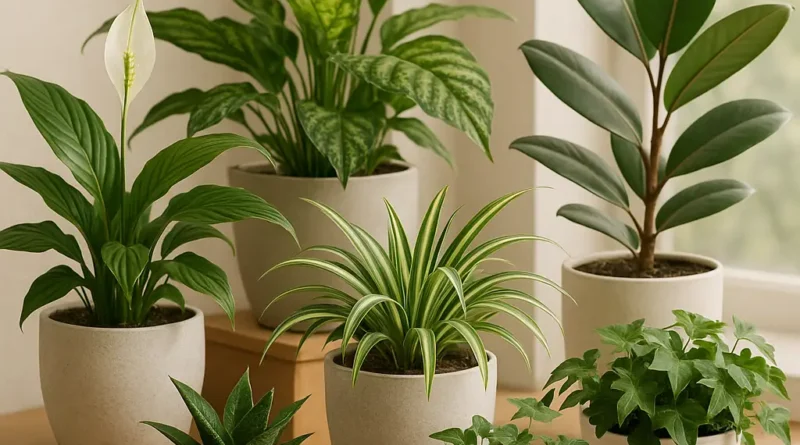 7 plantas ornamentais que purificam o ar da sua casa