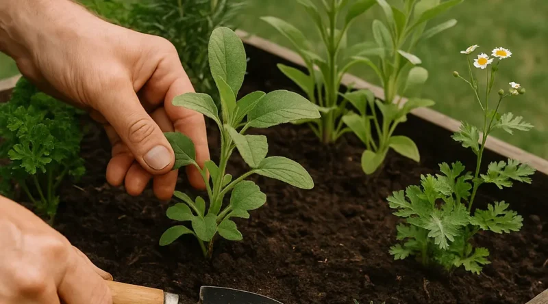 como fazer um jardim de plantas medicinais no quintal