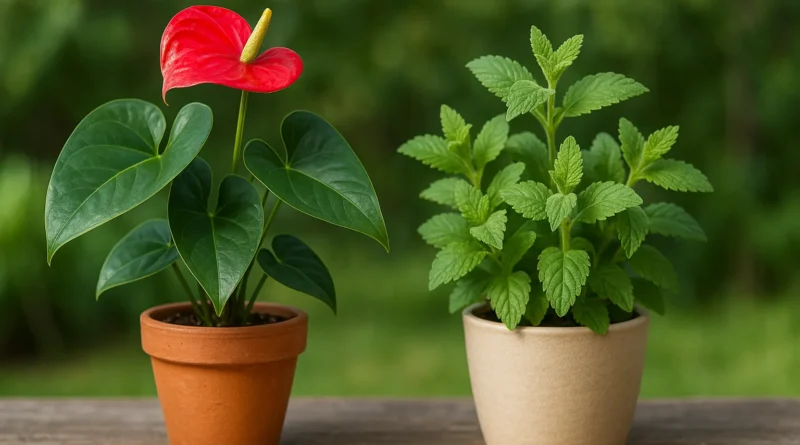 diferenca entre plantas ornamentais e medicinais