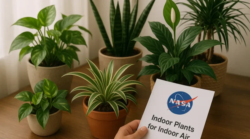 plantas de interior que purificam o ar segundo a nasa